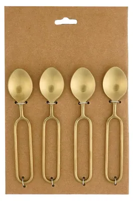 Ozzo lepel Gold 4 Stück l13xb2,5