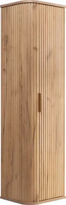 Produktbild von RODAN | Badmöbel Set - 60,4 cm - 2-teilig - Braun - Hochwertige MDF Fronten - Badezimmermöbel - Hochschrank - Waschbeckenunterschränke