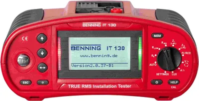 Immagine prodotto di Tester di installazione Benning TRMS, VDE0100, software, RCD tipo B B+, memoria USB, 1 pz.