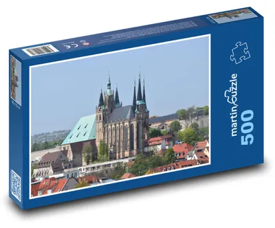 Obrázok produktu pre Puzzle 500 Katedrála v Erfurte - martinpuzzle