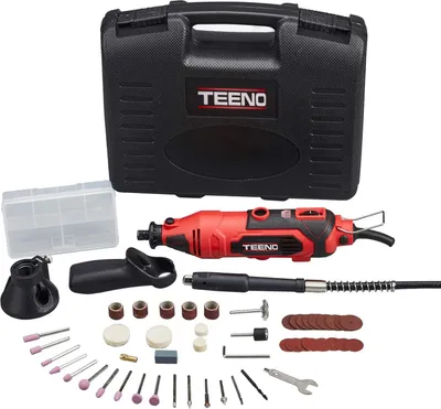 Image de Outil multifonctionnel TEENO, outil rotatif avec 80 accessoires, vitesse variable pour graver, découper, percer, etc.