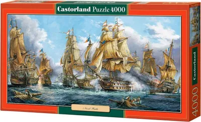 Produktbild von Puzzle Castorland - Morská bitka, 4000 dielikov