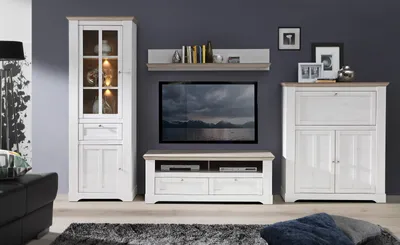 Produktbild von Wohnwand Schrankwand TV-Wand Wohnzimmerwand Anbauwand Mediawand "Indianapolis I"