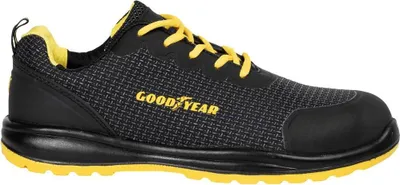 Immagine prodotto di Scarpe antinfortunistiche traspiranti nere Goodyear, sicurezza industriale, categoria S3 - misura 47