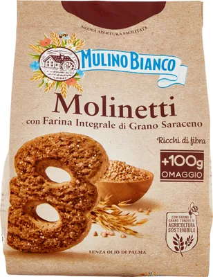 Produktbild von Molinetti Vollkornkekse 800g - Mulino Bianco