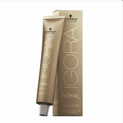Produktbild von Schwarzkopf Igora Royal Absolutes, Blond, 9-60, Extra Light Blonde Chocolate Natural, Frauen, 60 ml, Tube