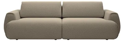 Produktbild von 4-Sitzer-Schlafsofa aus Chenille-Stoff in Taupe – MONELIA