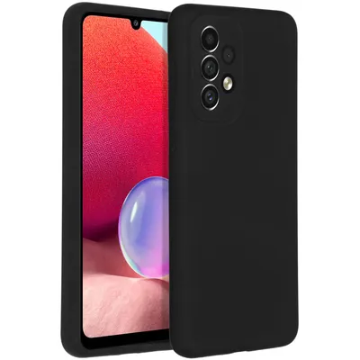 Produktbild von Accezz Liquid Silikoncase Samsung Galaxy A33 - Schwarz