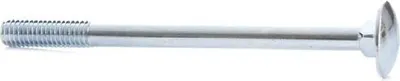 Produktbild von 2x Schrauben Ø M10x160mm Schloßschrauben DIN 603 Flachrund-Schrauben verzinkt