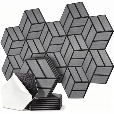 Productafbeelding van Akoestische Panelen Zelfklevend - 12 Stuks