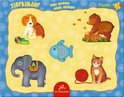 Produktbild von Spiegelburg Fühlpuzzle Tierkinder (5 Teile)