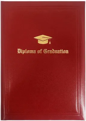 Produktbild von Bachelor-Diplomahülle mit Goldfolie, Kastanjebraun, A4