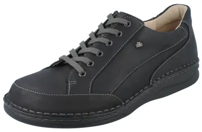 Produktbild von FINN COMFORT Falkland Herren Halbschuhe schwarz Leder - Größe: UK 10,5