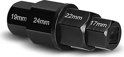 Obrázek produktu pro Motorka vnitřní šestihranná zásuvná osa matice 17-19-22-24 mm černá