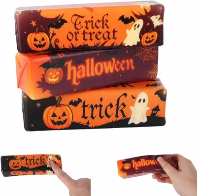 Productafbeelding van Zachte Halloween boterachtige fidget-Speeltjes - Set van 3