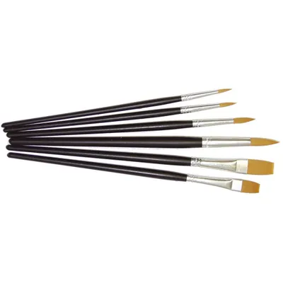 Produktbild von MAIER PINSEL 3102423 SYNTHETIK Schulpinselset 6teilig