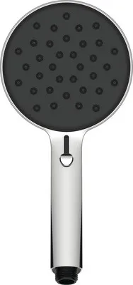 Obrázek produktu pro Sprchová hlavice AVITAL Ø 12 cm chrom/černá s posuvným regulátorem