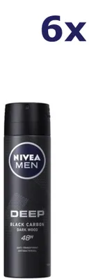 Produktbild von 6x Nivea Men Deodorant Deep Spray 150 ml