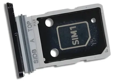 Produktbild von Original Dual-SIM-Kartenhalter für Samsung Galaxy S26 (S942B), Schwarz