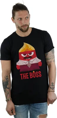 Produktbild von Inside Out - "The Boss" T-Shirt für Herren BI1321 (L) (Schwarz)