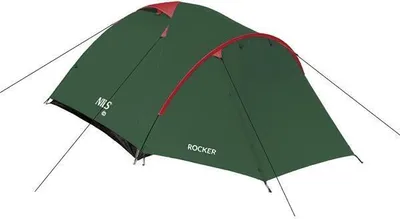 Produktbild von Nc6013 Grün/Rot Rocker Camping Zelt Nils Camp