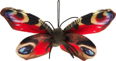 Produktbild von Kuscheltier Schmetterling Admiral rot 24 cm Plüschtier
