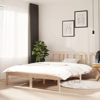 Produktbild von The Living Store Massivholzbett 135x190 cm