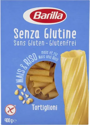 Produktbild von 14x Barilla Tortiglioni 400g senza Glutine Glutenfrei pasta nudeln