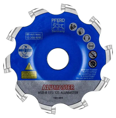 Obrázek produktu pro PFERD Milling tools with ALUMASTER cutting inserts, HSD-R design for radial applications, 1 kusů