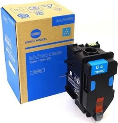 Produktbild von Konica Minolta TNP80C, 9000 Seiten, Cyan, 1 Stück(e)