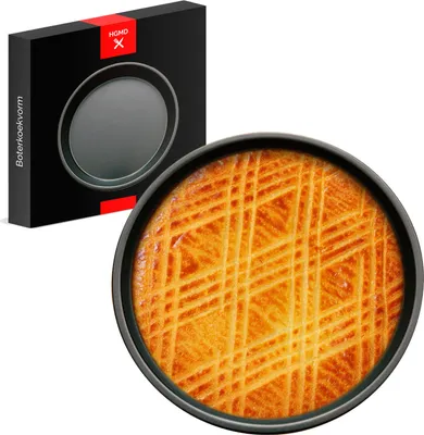Produktbild von HGMD Butterkuchenform Ø 21,5 - Inklusive 50 Backpapiere - Rund