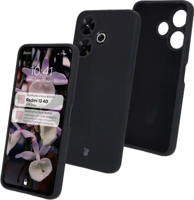 Produktbild von Bizon Soft Case für Xiaomi Redmi 13 4G, Schwarz