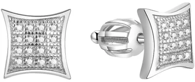 Produktbild von Silver earrings with zircons AGUP1630S