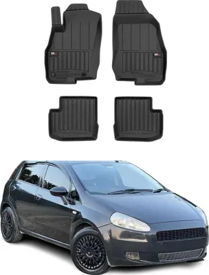 Immagine prodotto di 2005-2009 Fiat Grande Punto tappetini TPE nero 4 pz
