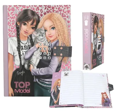 Zdjęcie produktu dla Dziennik TOPModel z kodem i dźwiękiem REBEL KITTY