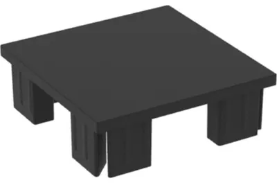 Produktbild von Fiberdeck WPC Boston Pfostenkappe Anthrazit 9x9 cm, Pfostenabdeckung, Satteldach Kappe aus WPC, UV beständig, witterungsfest, für Gartenzaun und Carport