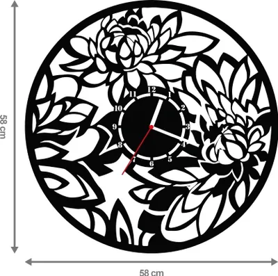 Zdjęcie produktu dla Zegar Ścienny Retro 58Cm Xxl 146.11