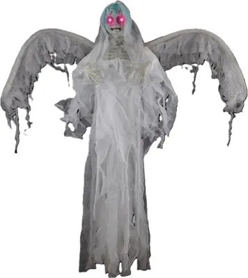 Produktbild von Halloween Dekofigur "Geist mit Flügeln" | 120 cm