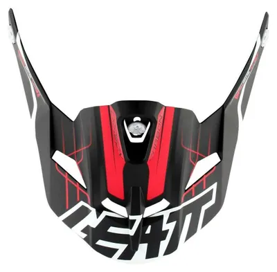 Productafbeelding van LEATT Motorhelmvizier voor GPX helm, rood/grijs/wit, maat XS