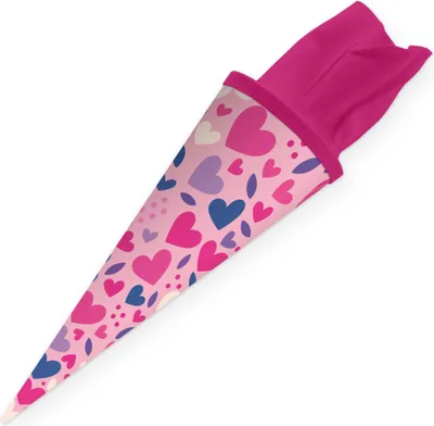 Produktbild von itenga Geschwister Schultüte 35cm Motiv HERZEN