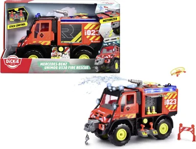 Produktbild von Hasičské auto Unimog U530 50 cm, světlo, zvuk