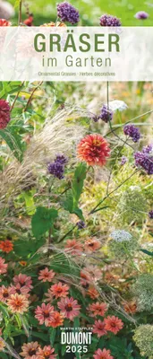 Produktbild von Gräser im Garten 2025 - DUMONT Wandkalender - Garten-Kalender - Hochformat 30 x 70 cm