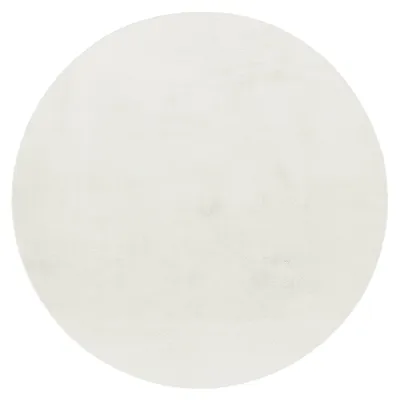 Zdjęcie produktu dla Homebyhome Puszysty Dywan z Wysokim W?osiem Jednolity Imitacja Futra Pluszowy Super Mi?kki do Salonu, Rozmiar: 120 cm okr?g?y