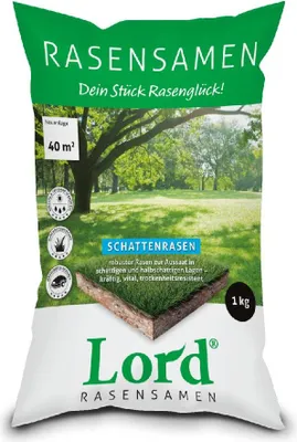 Produktbild von Lord Rasensamen Schattenrasen 1 kg