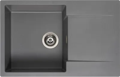 Produktbild von Reginox R32763 Regi Granit Spüle Amsterdam 78 Grey Silvery ab 60 cm Schrankbreite / Einbauspüle