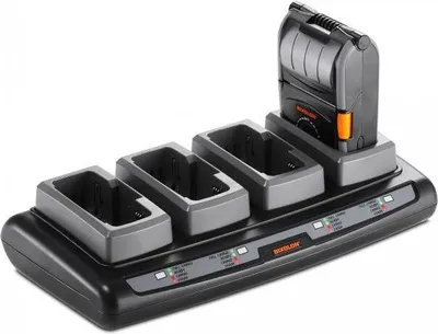 Produktbild von BIXOLON Quad Docking Cradle PQD-R210 - Drucker-Ladestation - Ausgangsbuchsen: 4 - für BIXOLON PBP-R200