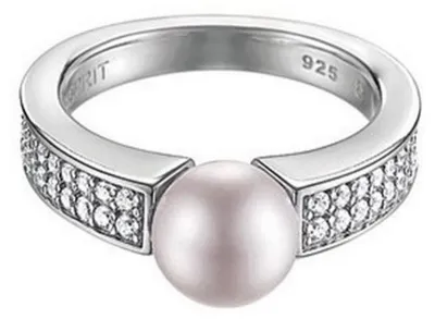 Produktbild von Esprit Damen Ring Silber Zirkonia Precious Glam Sunset ESRG91587C1, Ringgröße:53 (16.8 mm Ø)
