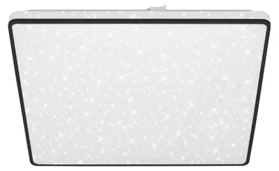 Image de Plafonnier LED Ciel étoilé Backlight plat 24W noir Briloner