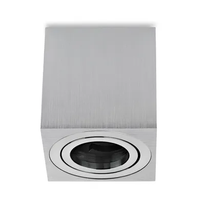 Produktbild von Sweet LED Aufbaustrahler eckig GU10 aus Aluminium Aufbauspot 230V