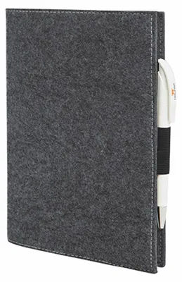 Produktbild von Halfar - Ordner, Abdeckung, Filz LT5379 (23 cm x 17 cm x 1 cm) (Anthrazit)
